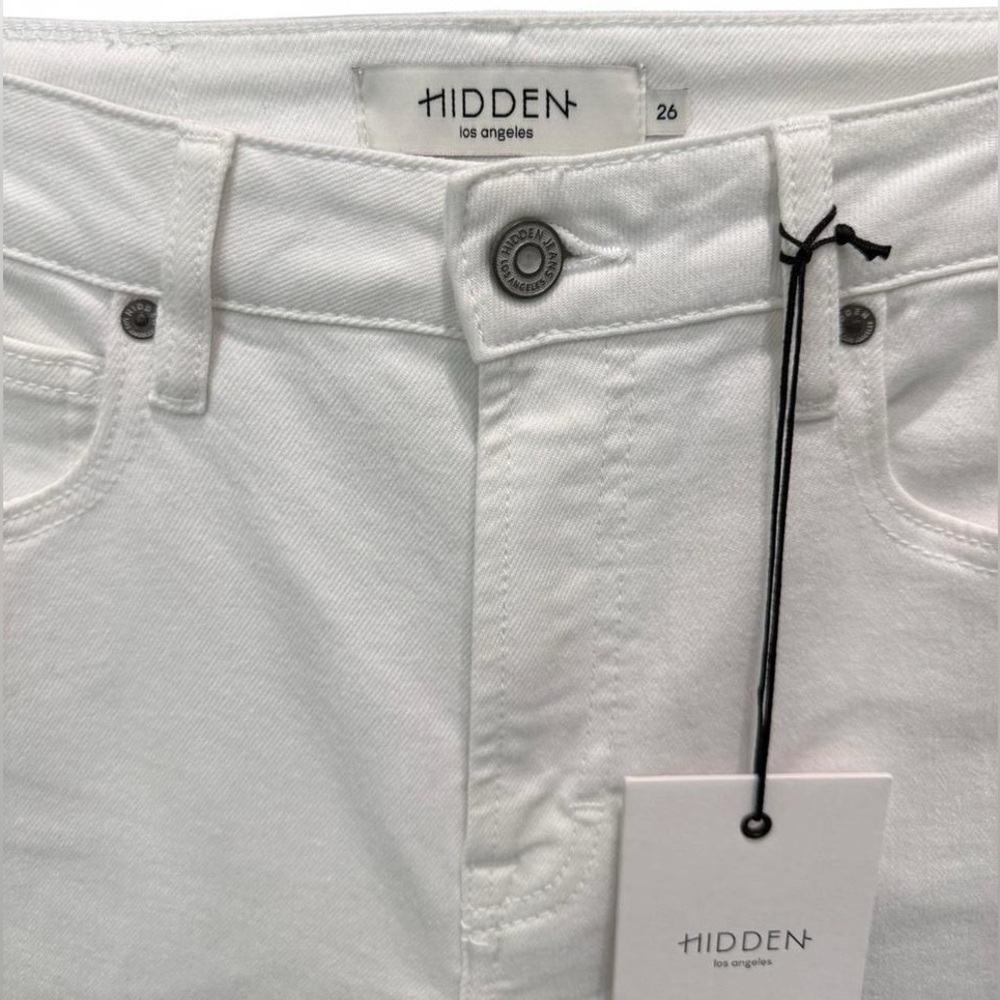 HIDDEN High-Rise Straight Denim Jeans - Picture 3 of 7